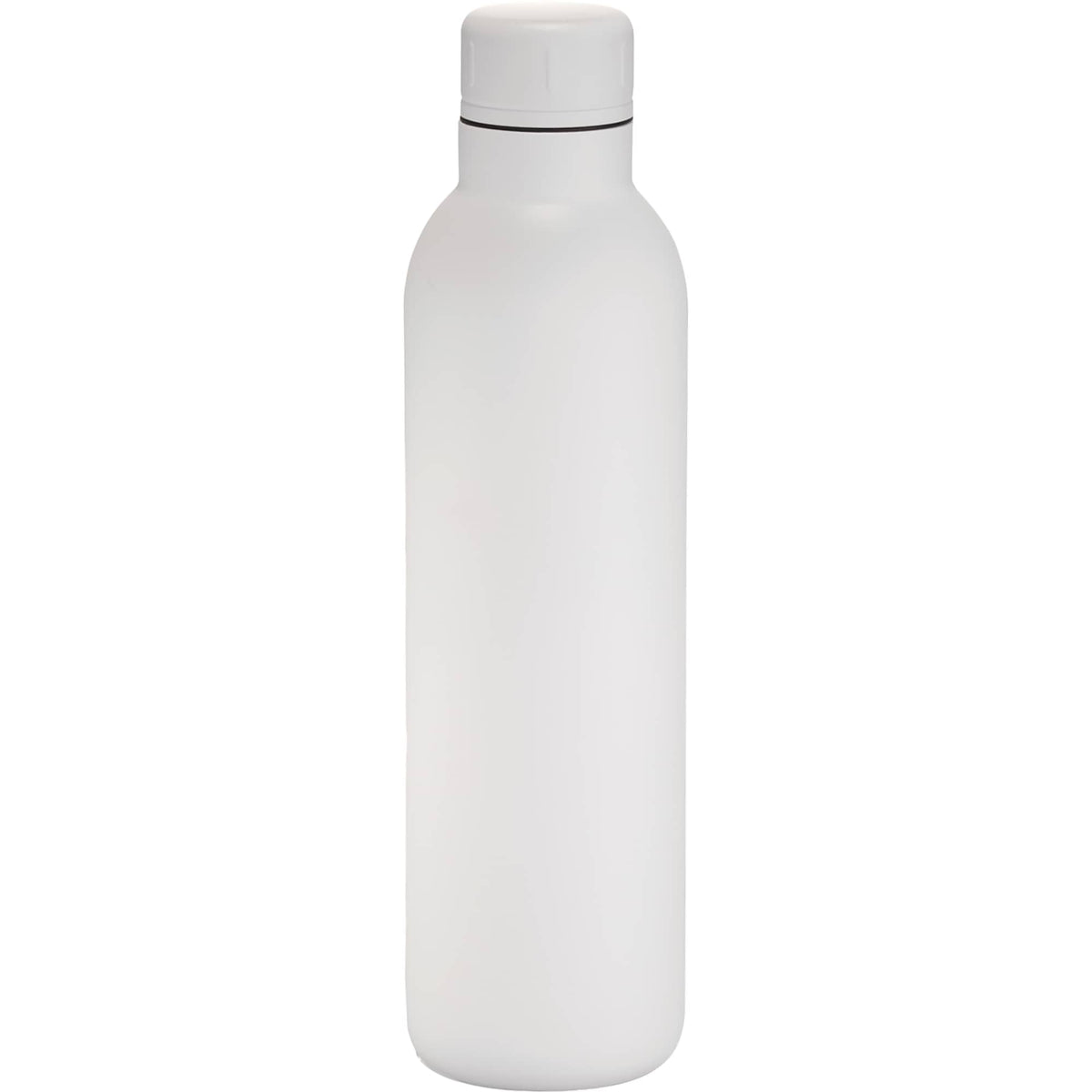 Thor Copper Insulated Bottle with Narrow Mouth, 17 oz - White - Back
