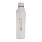Thor Copper Insulated Bottle with Narrow Mouth, 17 oz - White - Front