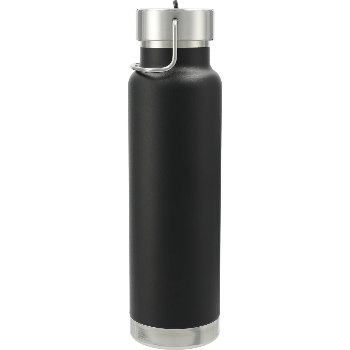 Thor Copper Insulated Bottle with Straw Lid, 25 oz - Black - Back