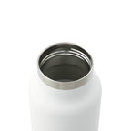 Thor Copper Insulated Bottle with Straw Lid, 25 oz Full Color - White - Left Angle 3