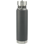 Thor Copper Insulated Bottle with Straw Lid, 25 oz - Gray - Back