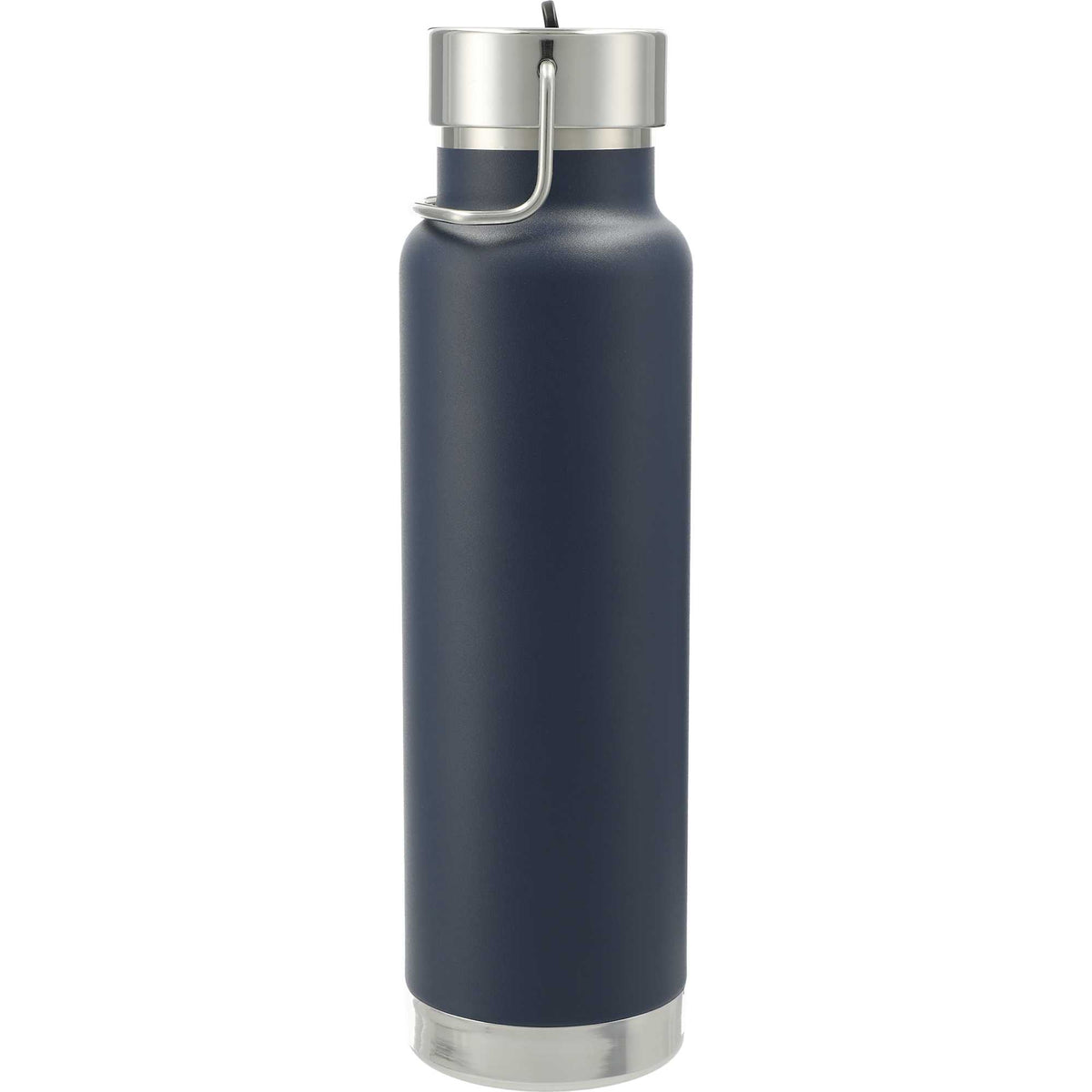 Thor Copper Insulated Bottle with Straw Lid, 25 oz - Navy - Back