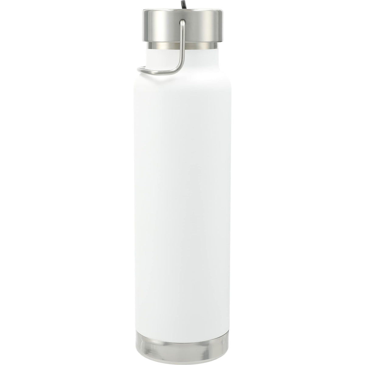 Thor Copper Insulated Bottle with Straw Lid, 25 oz - White - Back