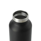 Thor Copper Insulated Water Bottle, 22 oz - Black - Left Angle 2