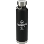 Thor Copper Insulated Water Bottle, 22 oz Full Color - Black - Front