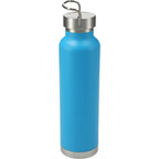 Thor Copper Insulated Water Bottle, 22 oz Full Color - Process Blue - Back 2