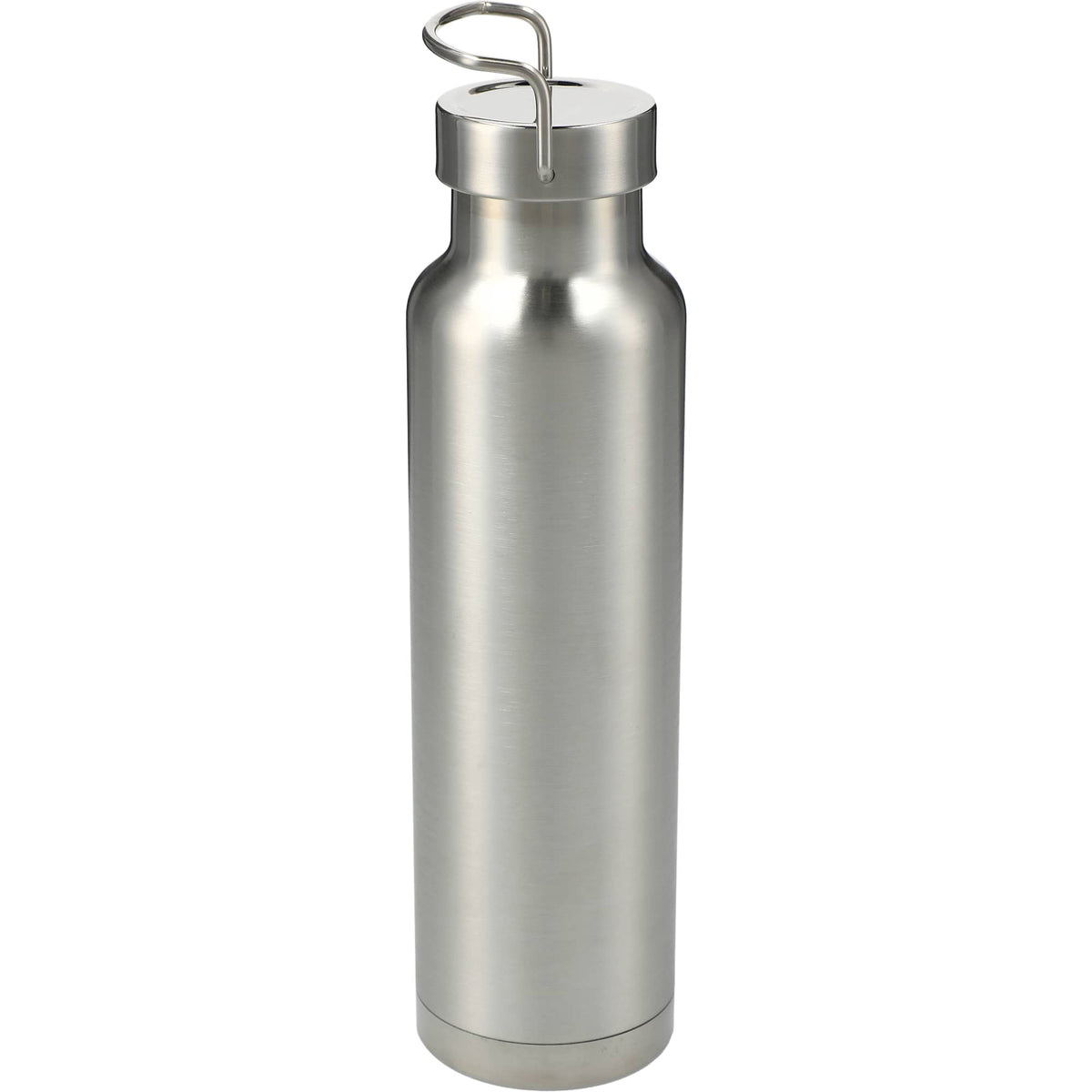 Thor Copper Insulated Water Bottle, 22 oz Full Color - Silver - Back