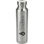Thor Copper Insulated Water Bottle, 22 oz Full Color - Silver - Front