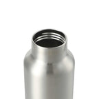 Thor Copper Insulated Water Bottle, 22 oz Full Color - Silver - Left Angle 2