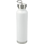 Thor Copper Insulated Water Bottle, 22 oz Full Color - White - Back