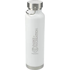 Thor Copper Insulated Water Bottle, 22 oz Full Color - White - Front