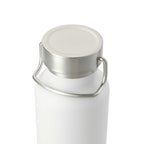 Thor Copper Insulated Water Bottle, 22 oz Full Color - White - Left Angle