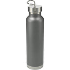 Thor Copper Insulated Water Bottle, 22 oz - Gray - Back