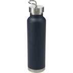 Thor Copper Insulated Water Bottle, 22 oz - Navy - Back