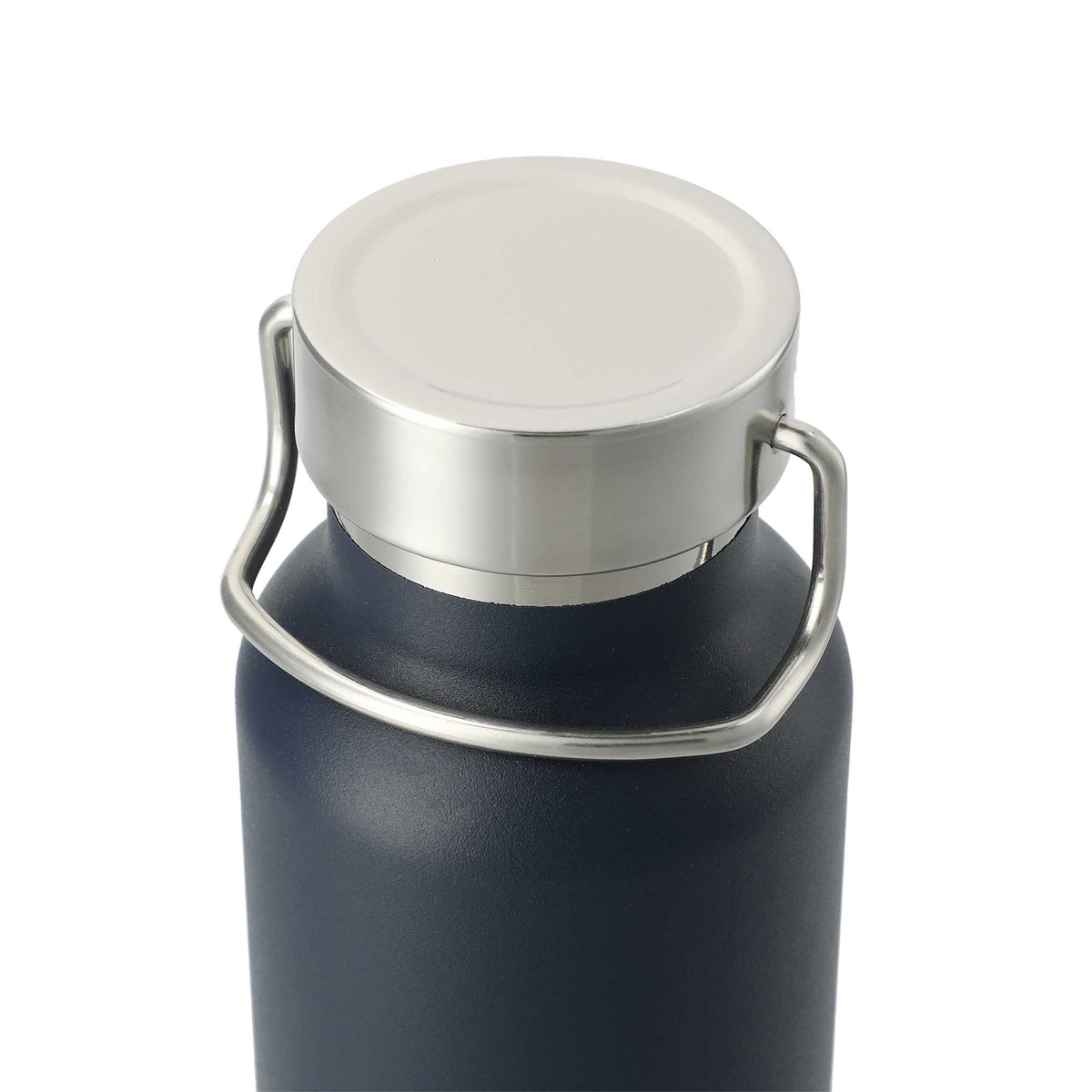 Thor Copper Insulated Water Bottle, 22 oz - Navy - Left Angle