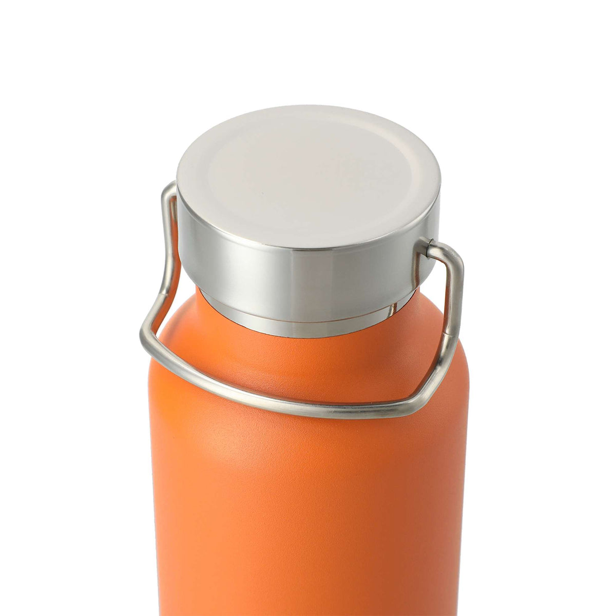 Thor Copper Insulated Water Bottle, 22 oz - Orange - Left Angle