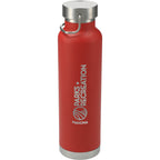 Thor Copper Insulated Water Bottle, 22 oz - Red - Front 2