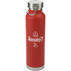 Thor Copper Insulated Water Bottle, 22 oz - Red - Front