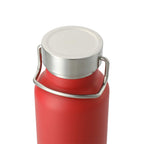 Thor Copper Insulated Water Bottle, 22 oz - Red - Left Angle