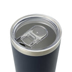 Thor Copper Vacuum Tumbler with Slide Lid, 22 oz Laser Engraving - Navy - Left Angle