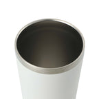 Thor Copper Vacuum Tumbler with Slide Lid, 22 oz Laser Engraving - White - Left Angle 2