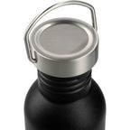 Thor Single Wall Stainless Bottle with Metal Loop, 20 oz - Black - Photo