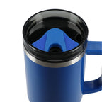 Thor Straw Tumbler with Handle, 40 oz Laser Engraving - Royal - Top 4