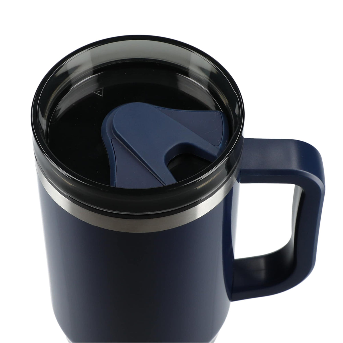 Thor Straw Tumbler with Handle, 40 oz - Navy - Top 3