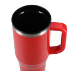Thor Straw Tumbler with Handle, 40 oz - Red - Top 4