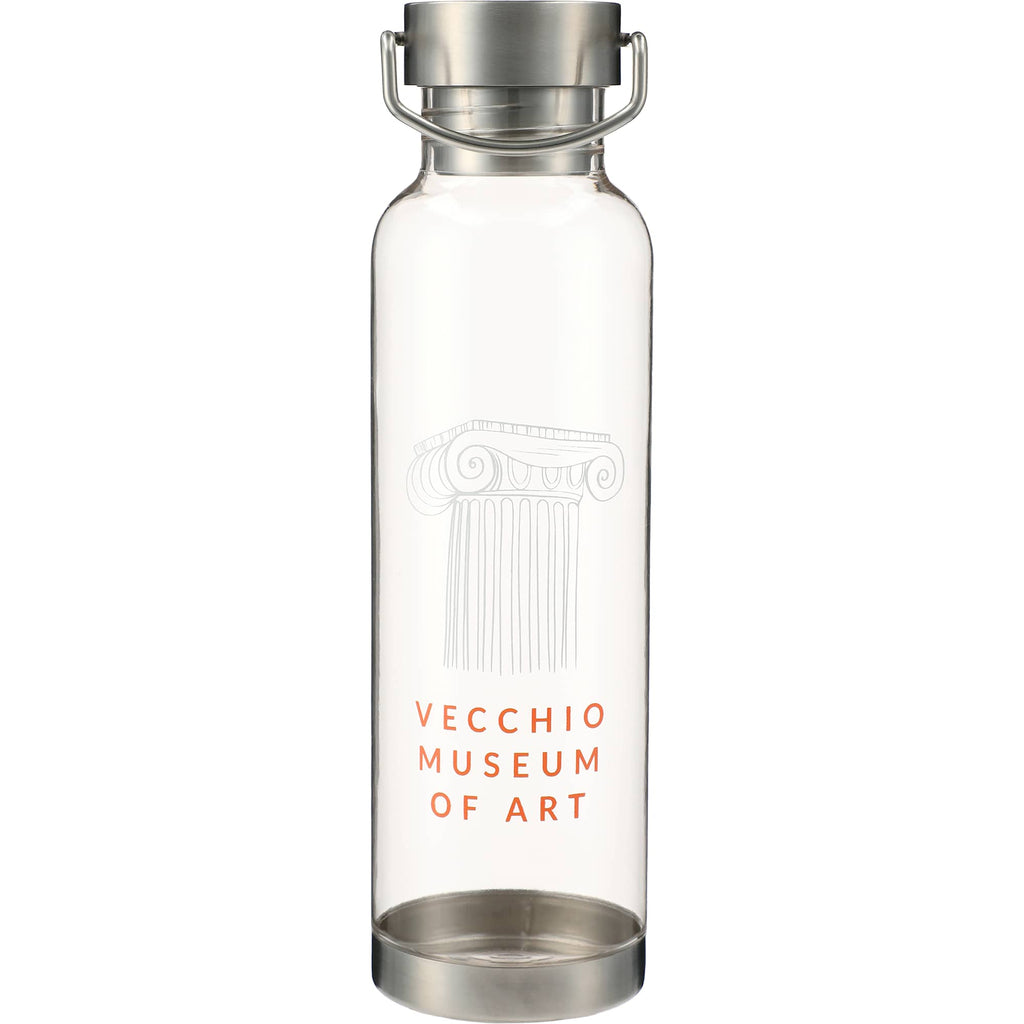 Thor Tritan Sport Bottle with Metal Carry Loop, 27 oz - Clear - Front