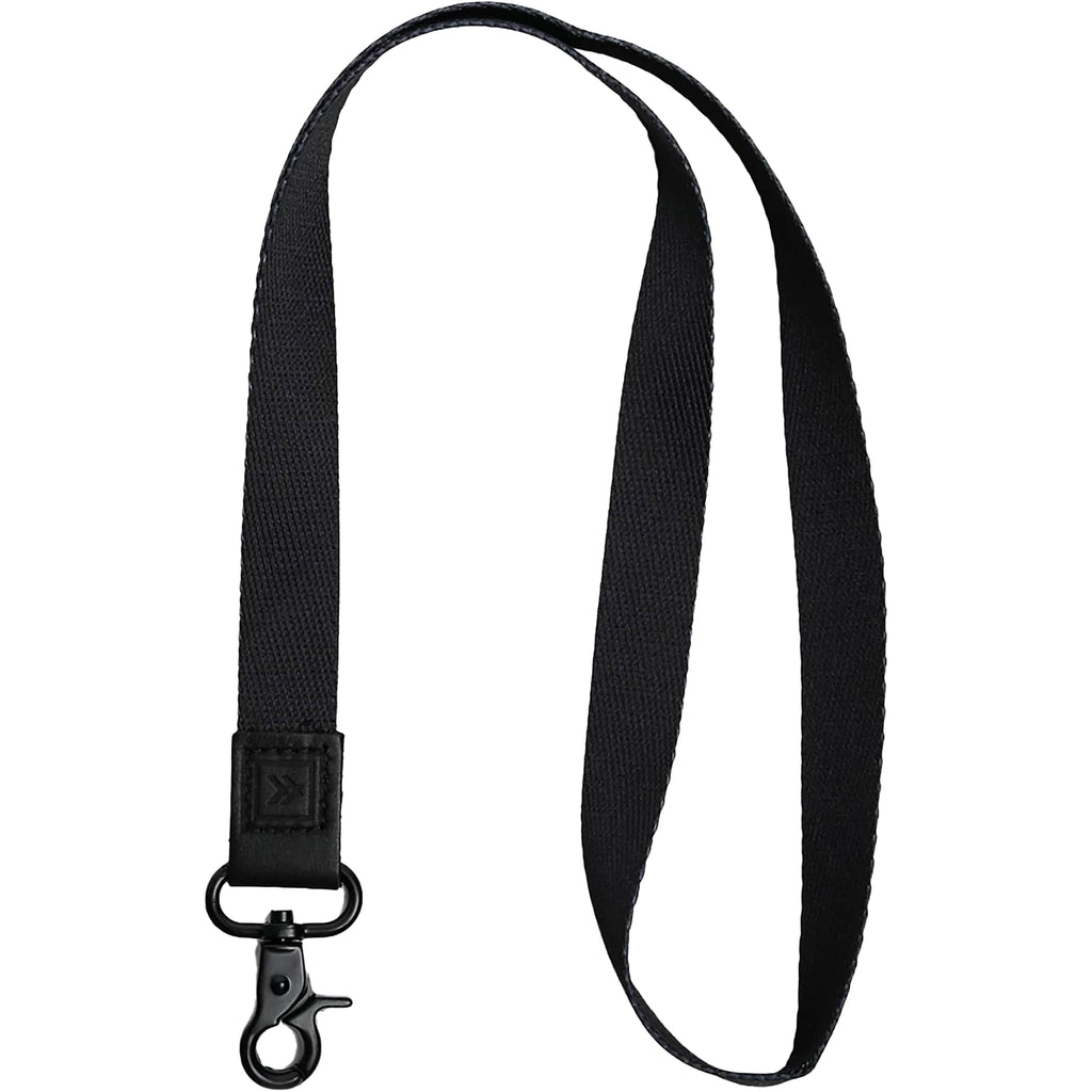 Thread Wallets Neck Lanyard with Leather Loop Transfer - Black - Photo 2