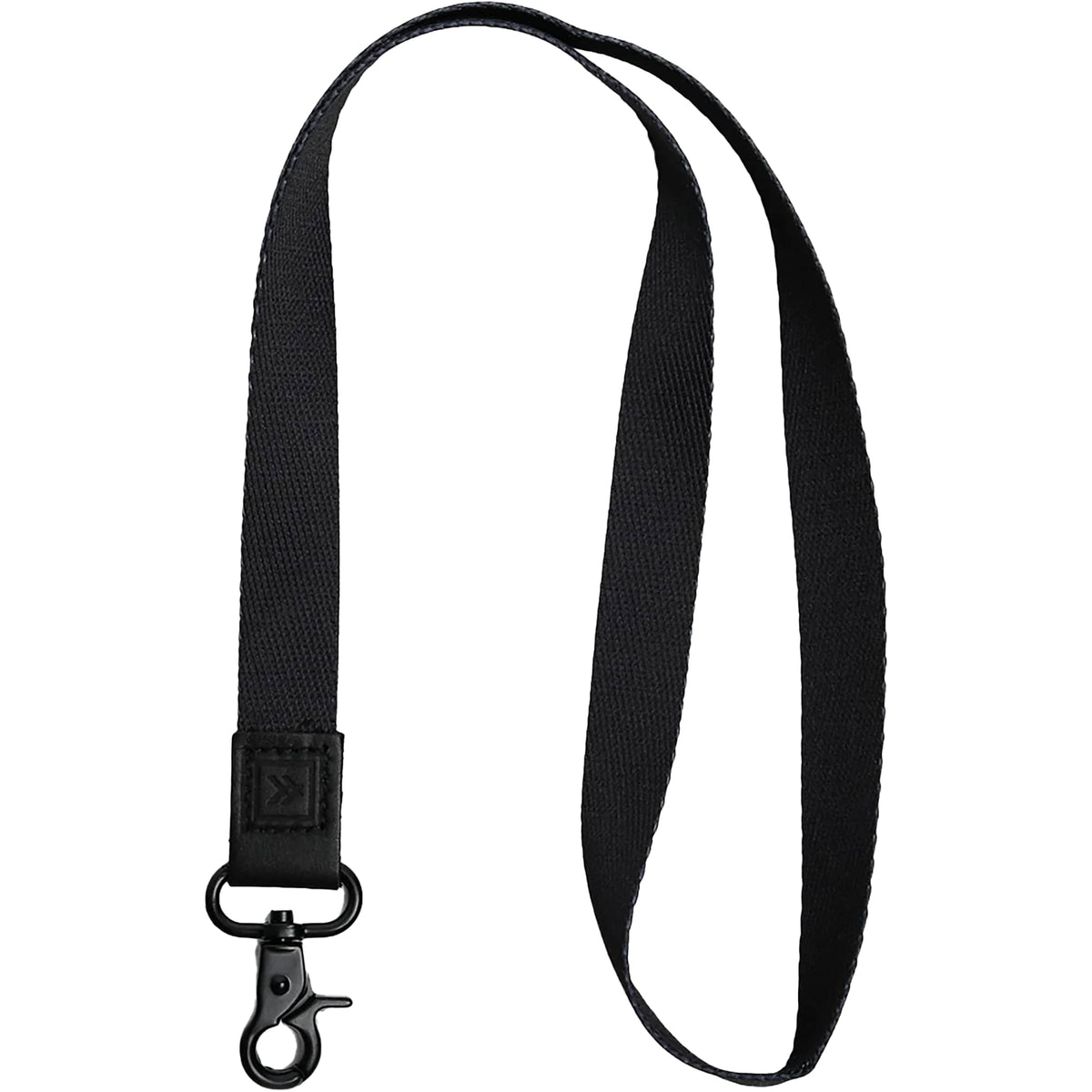 Thread Wallets Neck Lanyard with Leather Loop Transfer - Black - Photo 2