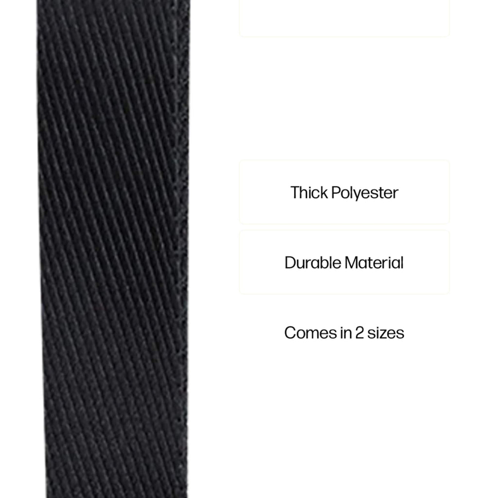 Thread Wallets Neck Lanyard with Leather Loop Transfer - Black - Photo 4