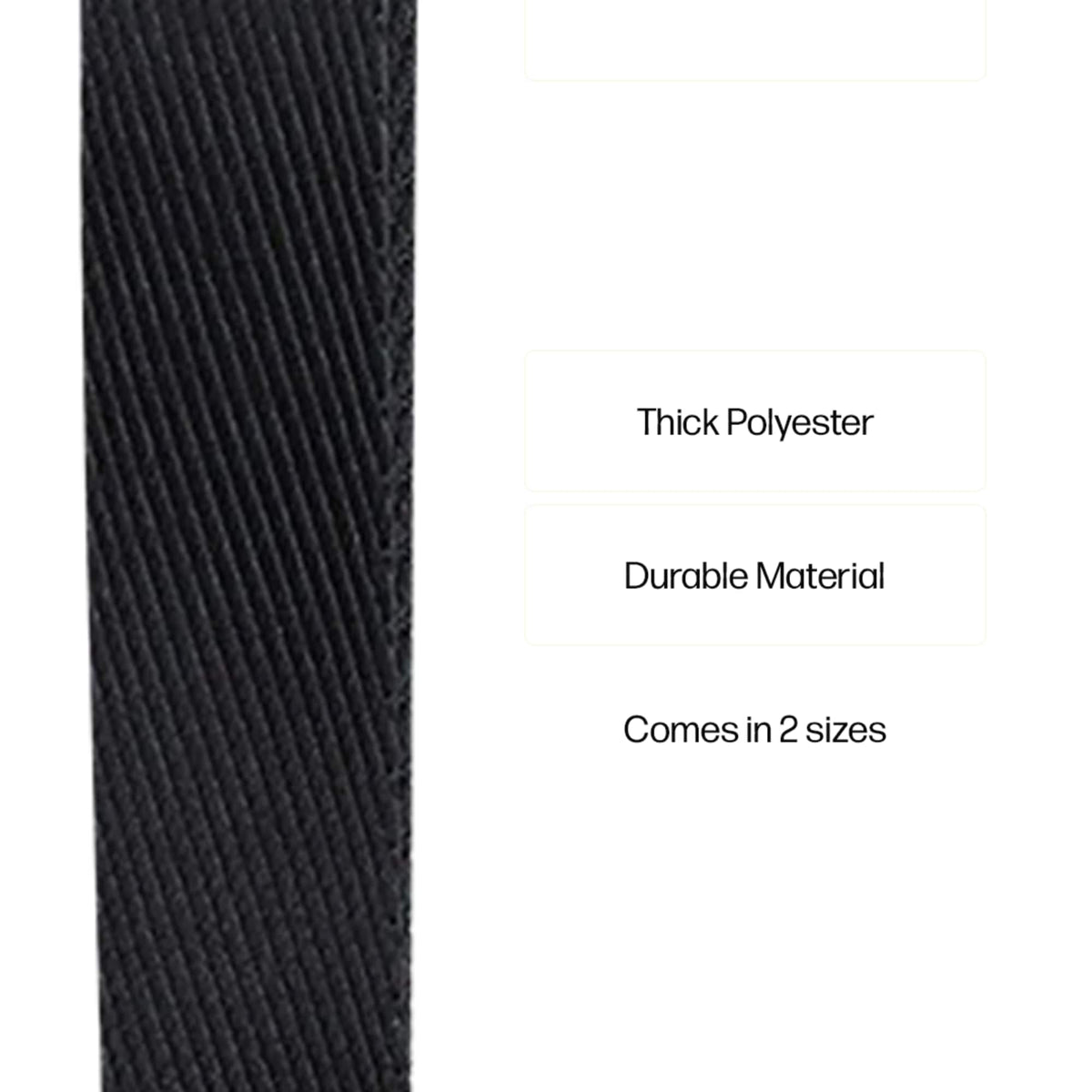 Thread Wallets Neck Lanyard with Leather Loop Transfer - Black - Photo 4