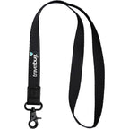 Thread Wallets Neck Lanyard with Leather Loop Transfer - Black - Photo