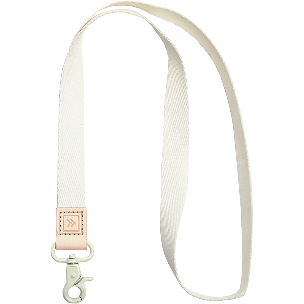 Thread Wallets Neck Lanyard with Leather Loop Transfer - Off white - Photo 2