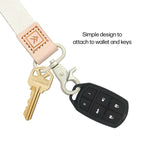 Thread Wallets Neck Lanyard with Leather Loop Transfer - Off white - Photo 3