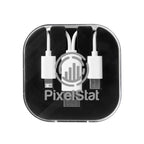 Three-Way Charging Cable with Phone Stand - Black - Silk Screen