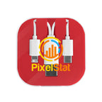 Three-Way Charging Cable with Phone Stand - Red - Full Color