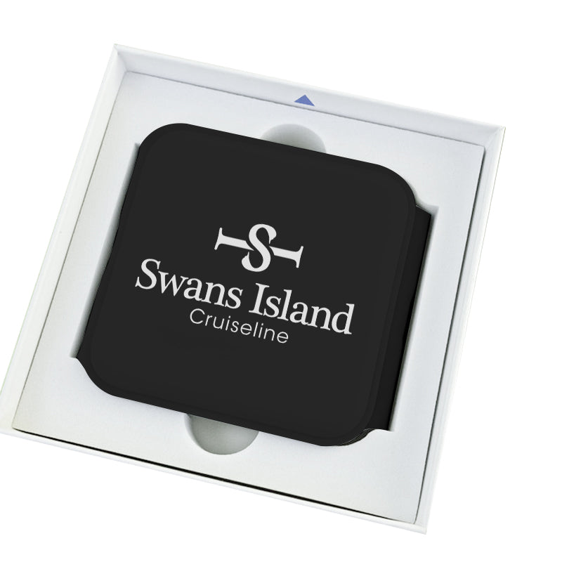 Three-Way Travel Charger - Black - Pad Print