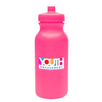 Thrive Bike Bottle in Full Color, 20 oz - Hot Pink - Colorbrite