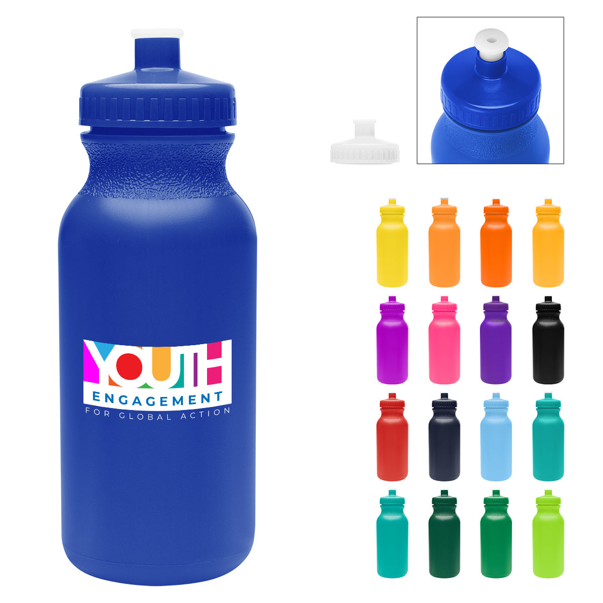 Thrive Bike Bottle in Full Color, 20 oz