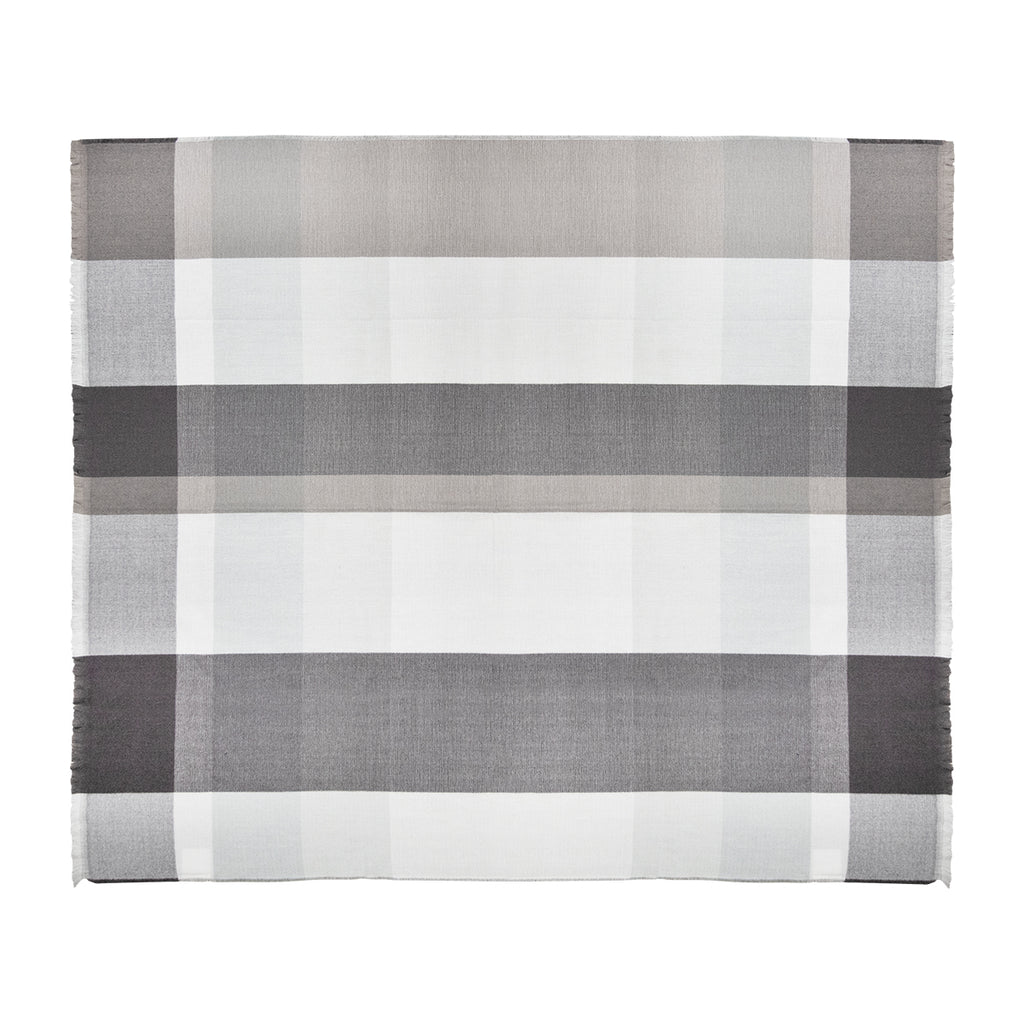 Throw Blanket in Buffalo Check - Open