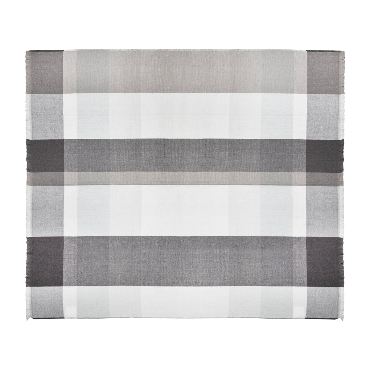 Throw Blanket in Buffalo Check - Open