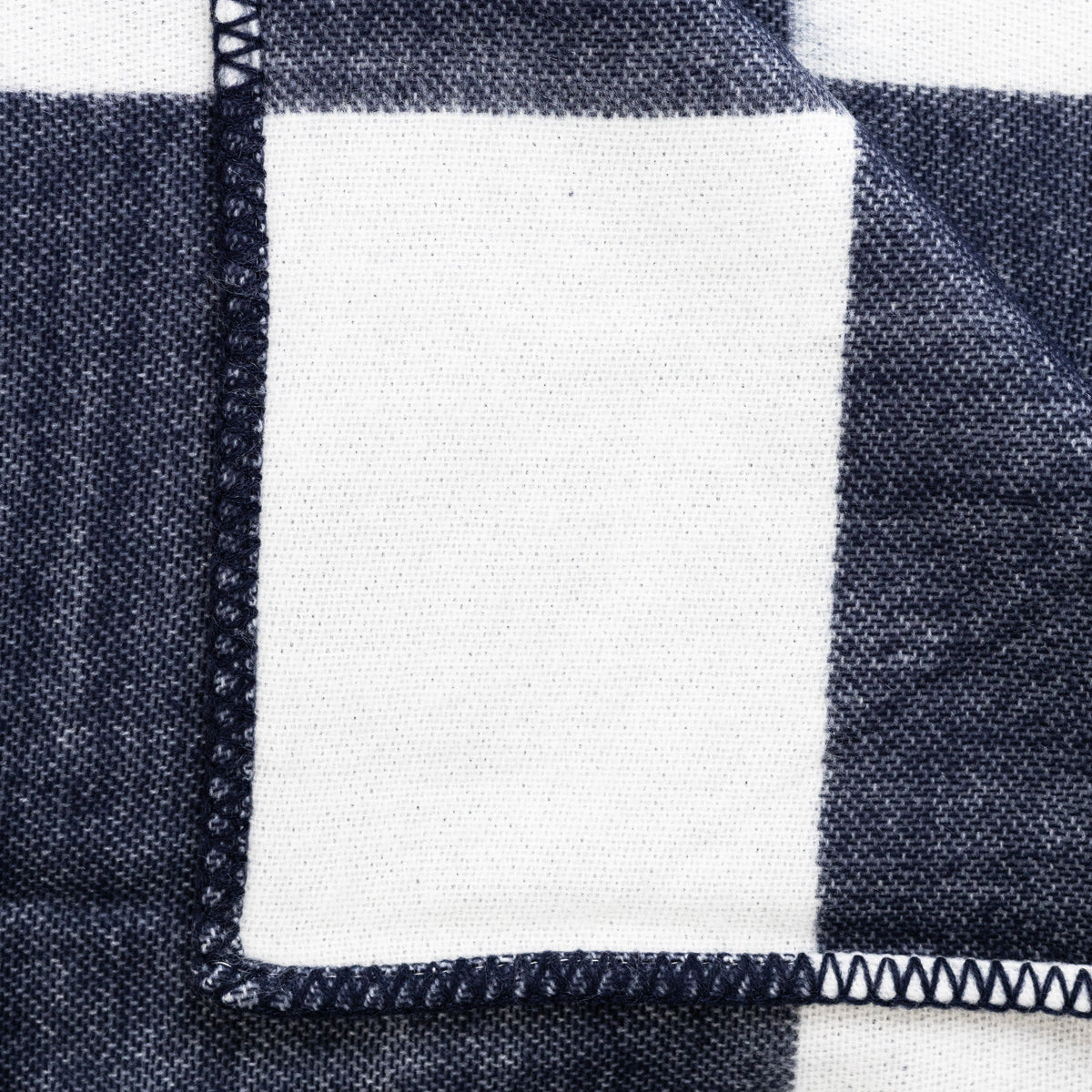 Throw Blanket, Southampton - Navy - Detail