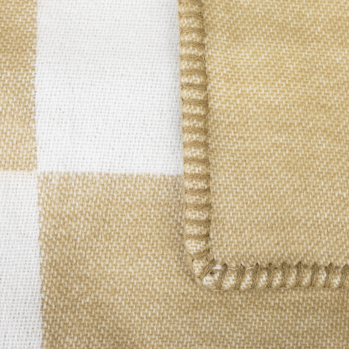 Throw Blanket, Southampton - Tan - Detail