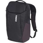 Thule Accent Recycled Laptop Backpack, 20L Embroidery - Black - Left Angle