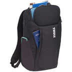 Thule Accent Recycled Laptop Backpack, 20L Embroidery - Black - Right Angle 3