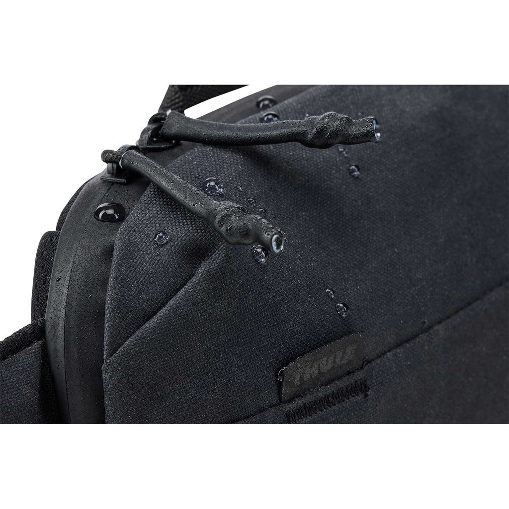 Thule Aion Sling Bag in Recycled Fabric Transfer - Black - Front Detail 2