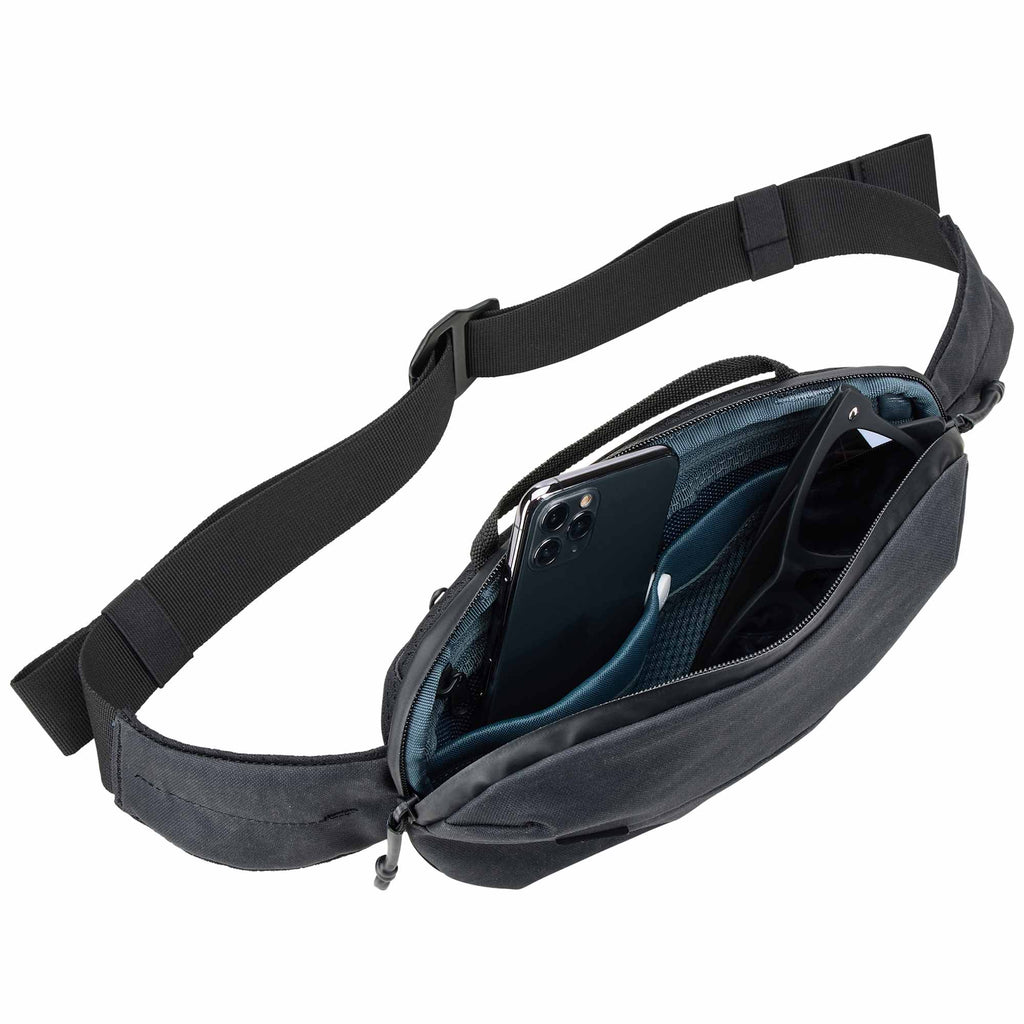 Thule Aion Sling Bag in Recycled Fabric Transfer - Black - Top 3
